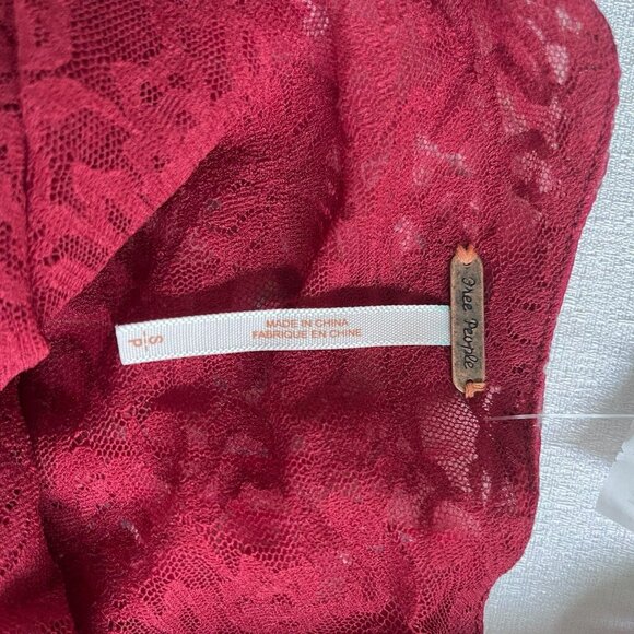 Free People Women’s Red Sleeveless Top Size S - Picture 3 of 4